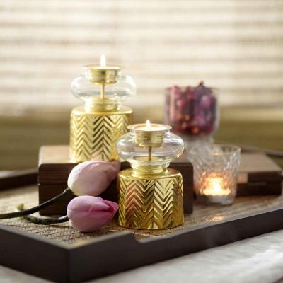 ANUYA CANDLE STAND ( SET OF 2)