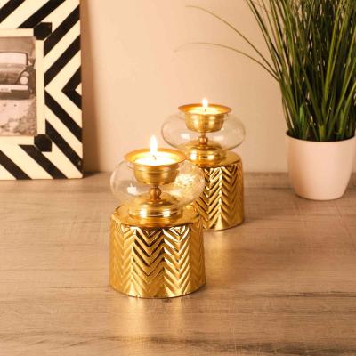 ANUYA CANDLE STAND ( SET OF 2)