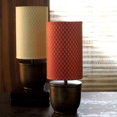 BANARAS TABLE GOLD LAMP WITH GOLD SHADE