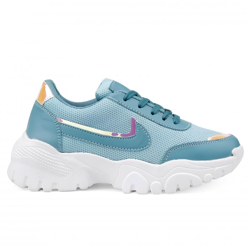 Latest Fashionable Casual Shoes | Lightweight Walking Sneakers | Gym Shoes for Girls & Women Size 39 N-BLUE-6