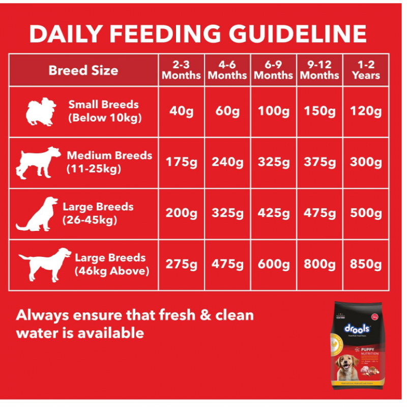 Drools Chicken And Egg Puppy Dry Dog Food , 10Kg, 1 Count