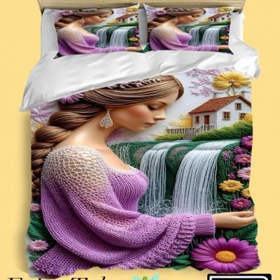 FAIRYTALE KING 7D Bedsheet by RB
