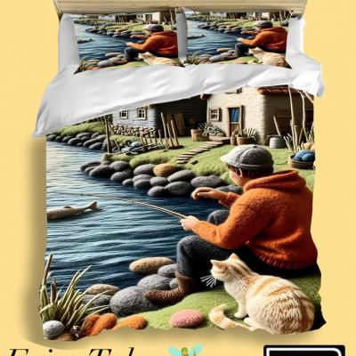 FAIRYTALE KING 7D Bedsheet by RB-12