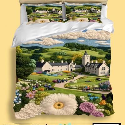 FAIRYTALE KING 7D Bedsheet by RB-15