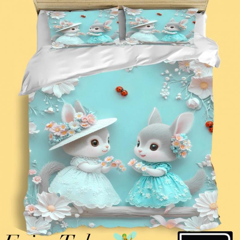 FAIRYTALE KING 7D Bedsheet by RB-8