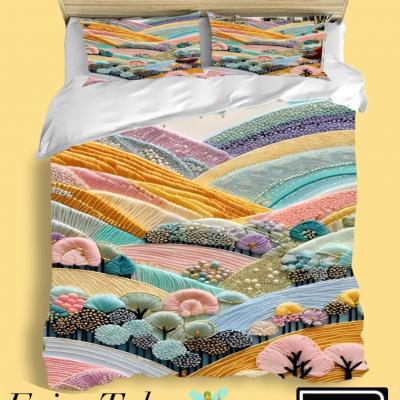 FAIRYTALE KING 7D Bedsheet by RB-9
