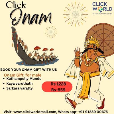 Onam Kit-Gift For Males by Click World Virtual Mall