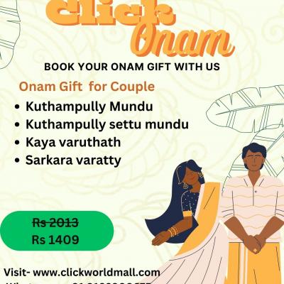 Onam Gift For Couples by Click World Virtual Mall