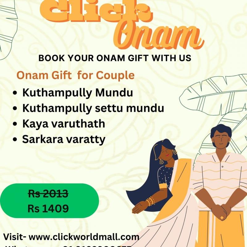 Onam Gift For Couples by Click World Virtual Mall