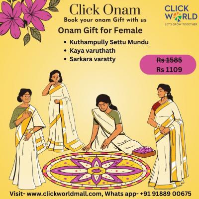 Onam Kit- Gift For Females By Clickworld Virtual Mall