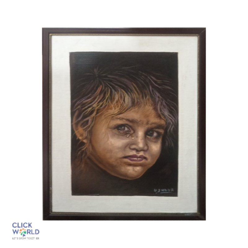 Helpless Boy - A Canvas of Mixed Emotions