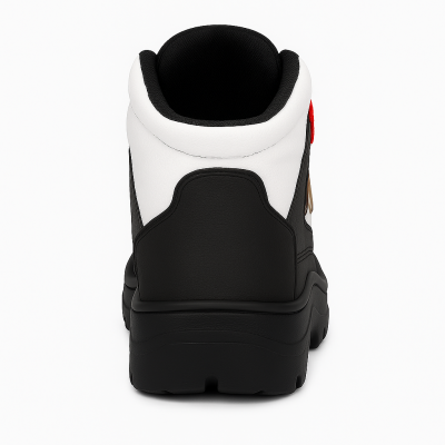 WUGO::Latest Stylish Men’s Black Gun Boots | Premium Faux Leather Ankle Boots | Comfortable Slip-On Footwear for Men's & Boys