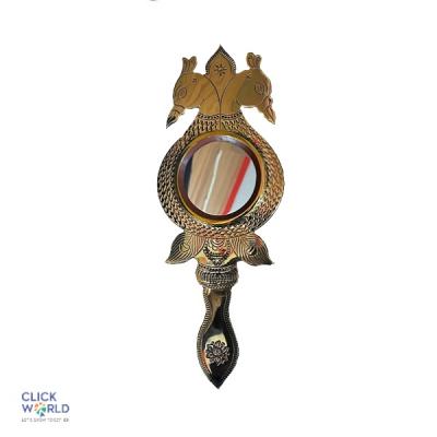 Aranmula Valkannadi  peacock Headed - 3 Inch Mirror Diameter - Valkannadi