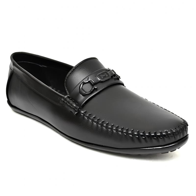 WUGO::Latest Stylish Loafers|Casual Slip-On Daily Wear Shoes|Driving Shoes for Men's & Boys LOAF100-BLK-8