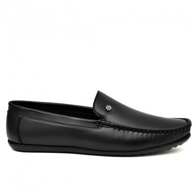 WUGO::Latest Stylish Loafers|Casual Slip-On Daily Wear Shoes|Driving Shoes for Men's & Boys LOAF101-BLK-7