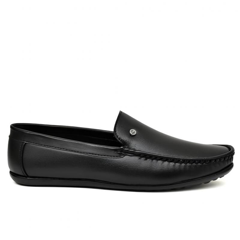 WUGO::Latest Stylish Loafers|Casual Slip-On Daily Wear Shoes|Driving Shoes for Men's & Boys LOAF101-BLK-7
