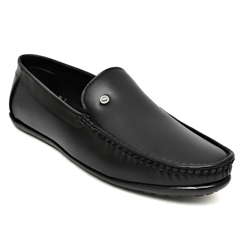 WUGO::Latest Stylish Loafers|Casual Slip-On Daily Wear Shoes|Driving Shoes for Men's & Boys LOAF101-BLK-7