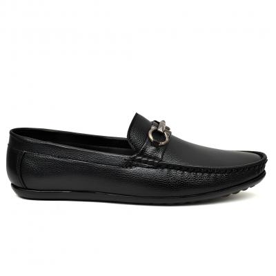 WUGO::Latest Trendy Loafers|Casual Slip-On Daily Wear Shoes|Driving Shoes for Men's & Boys LOAF103-BLK-6