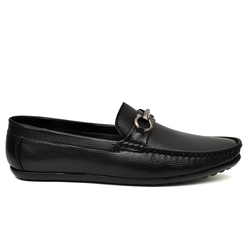 WUGO::Latest Trendy Loafers|Casual Slip-On Daily Wear Shoes|Driving Shoes for Men's & Boys LOAF103-BLK-6