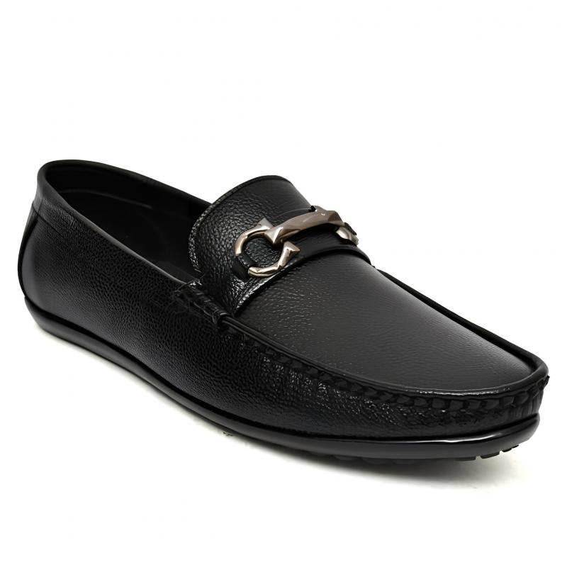WUGO::Latest Trendy Loafers|Casual Slip-On Daily Wear Shoes|Driving Shoes for Men's & Boys LOAF103-BLK-6