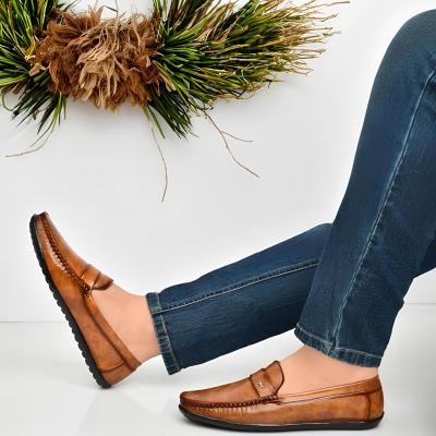WUGO::Latest Trendy Loafers|Casual Slip-On Daily Wear Shoes|Driving Shoes for Men's & Boys LOAF103-TAN-10