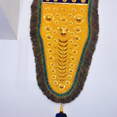 Nettipattam With Peacok Feather- 4.5 feet