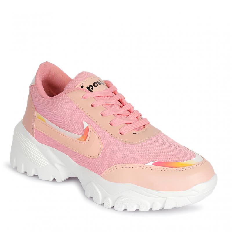 Latest Fancy Casual Shoes | Lightweight Walking Sneakers | Gym Shoes for Girls & Women Size 36  N-PINK-3