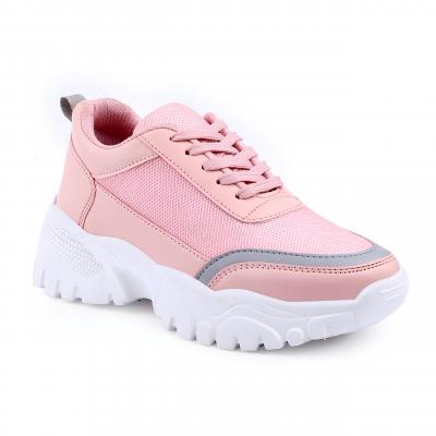 Latest Stylish Casual Shoes | Lightweight Walking Sneakers | Gym Shoes for Girls & Women size 36 PINK GREY-3