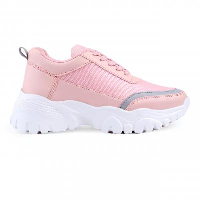 Latest Stylish Casual Shoes | Lightweight Walking Sneakers | Gym Shoes for Girls & Women size 36 PINK GREY-3