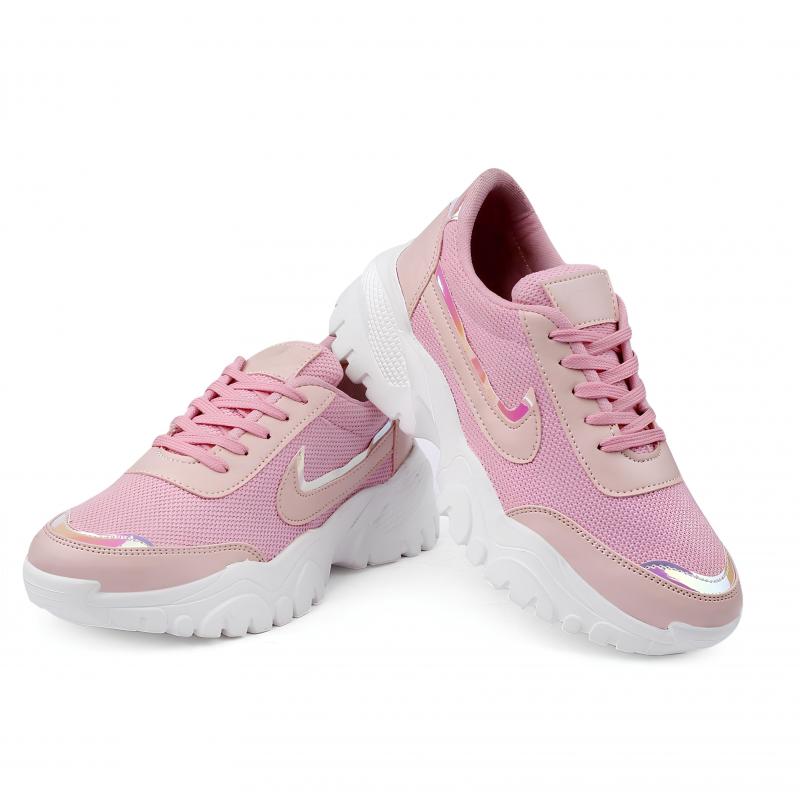 Latest Fabulous Casual Shoes | Lightweight Walking Sneakers | Gym Shoes for Girls & Women size 41 NIKE-PINK-8