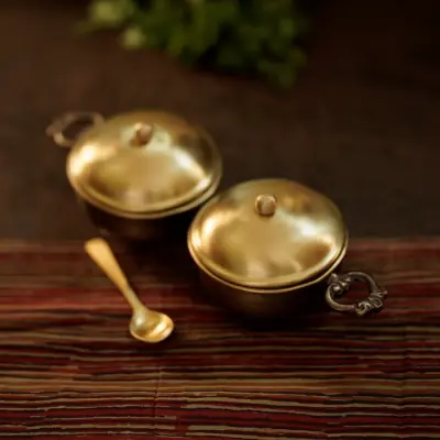 RANGOLI CHUTNEY BOWL with SPOON