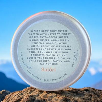 Sacred Glow Cacao Mango Body Butter - 100% Vegan, Nourishing Skin Hydration
