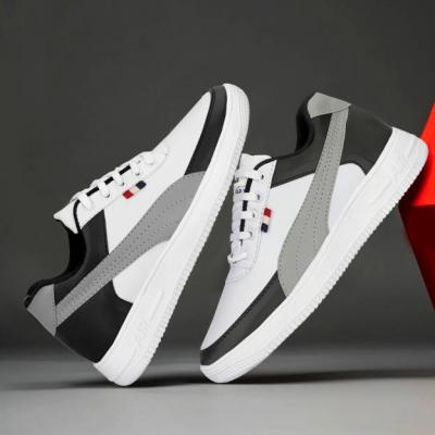 Latest Trendy Men Casual Sneaker Shoes|Casual Shoes For Men's & Boys GREYWAVE-WHITE-1 Size 10