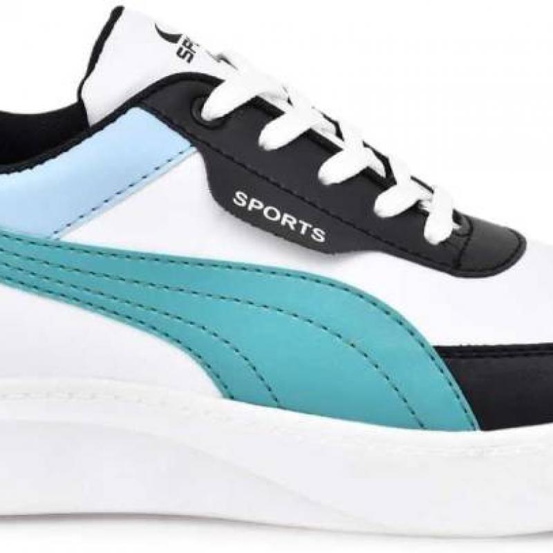 Latest Trendy Men Casual Sneaker Shoes|Casual Shoes For Men's & Boys  BLUEWAVE-WHITE-10