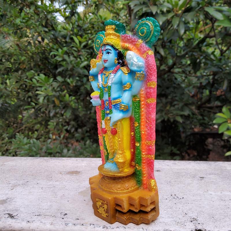 Arte House Guruvayurappan Idol in Polymarble - 14 Cm Height