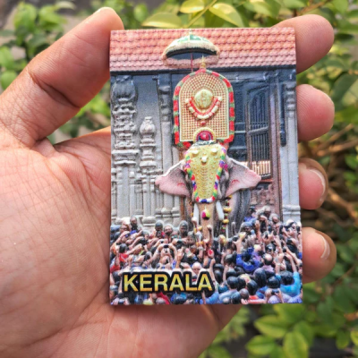 Arte House 3d Polymarble Fridge Magnet – Thrissur Pooram Thekkottirakkam Theme