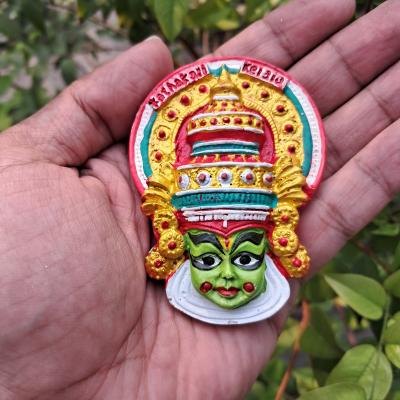 Arte House 3d Kathakali Fridge Magnet – Kerala Cultural Souvenir, Made in Polymarble