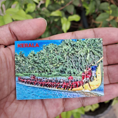 Arte House Kerala Snake Boat Race Vellamkali 3d Polymarble Fridge Magnet