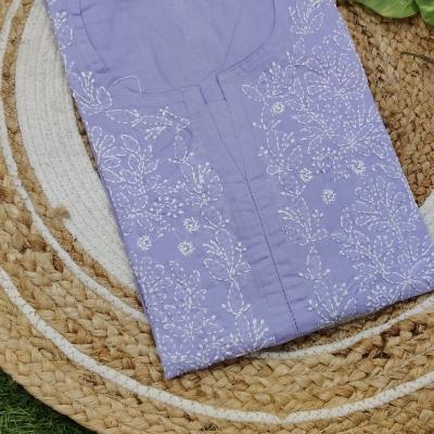 Exclusive Chikankari Voil cotton kurti .  (Summer collection )