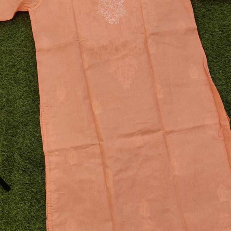 Exclusive Chikankari Voil cotton kurti .  (Summer collection )