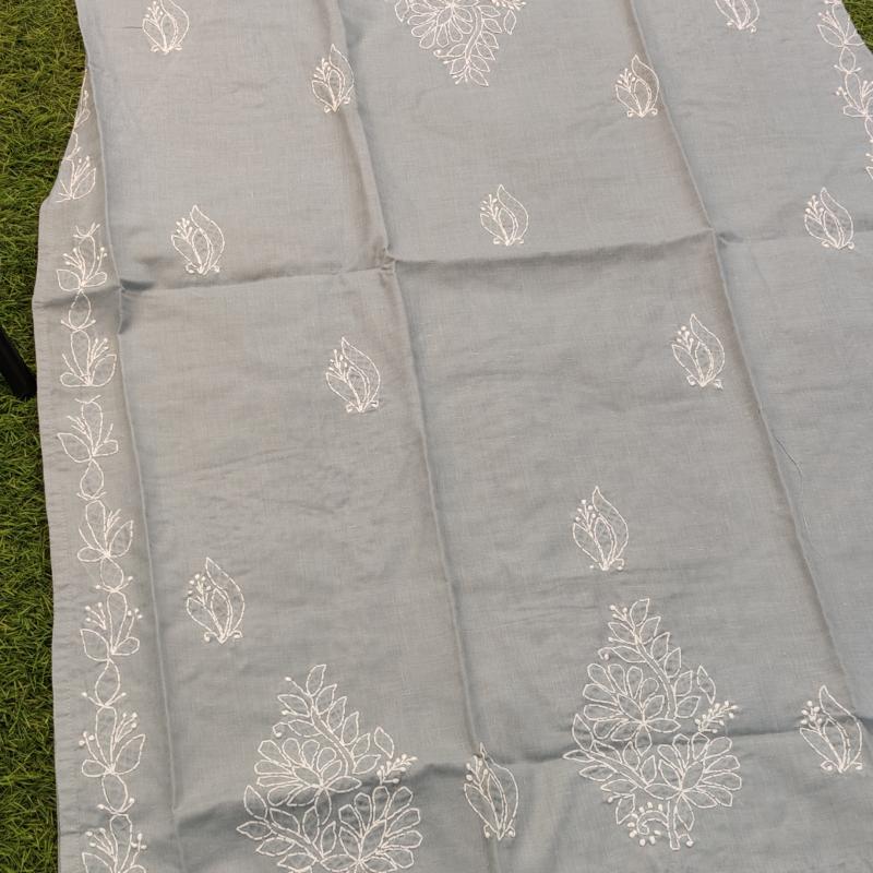 Exclusive Chikankari Voil cotton kurti .  (Summer collection )
