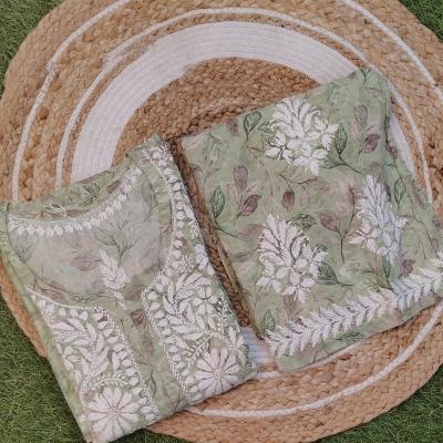 Exclusive Chikankari Mul Mul cotton Kurti plazzo set