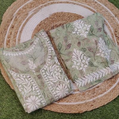 Exclusive Chikankari Mul Mul cotton Kurti plazzo set