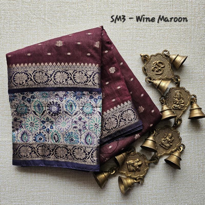 Elegant Muslin premium cotton saree collection