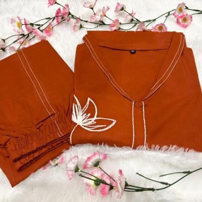 Premium cotton code set with beautiful embroidery work
