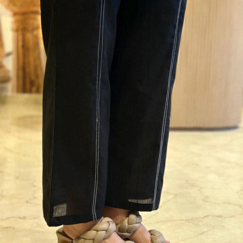 Premium cotton coord pant set with beautiful embroidery work