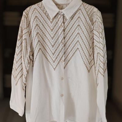 *Elisa Luxury Embroidery Shirt*