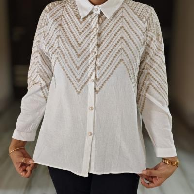 *Elisa Luxury Embroidery Shirt*