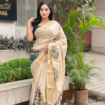 Soft Gold Banarasi Tissue Saree collection
