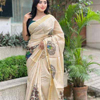 Soft Gold Banarasi Tissue Saree collection
